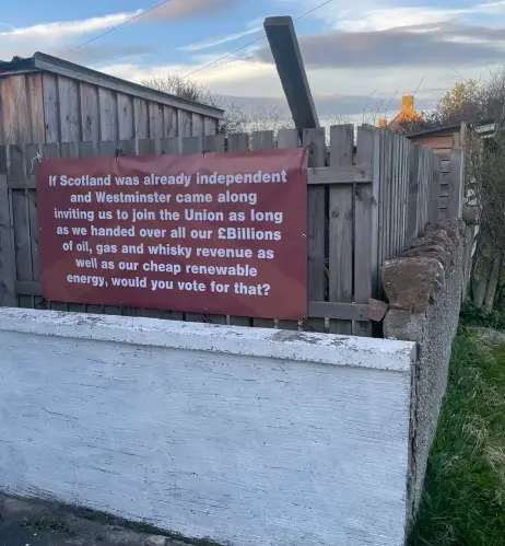 If Scotland was already independent and Westminster came along inviting us to join there Union as long as we handed over our £Billions of oil, gas and whisky revenue as well as our cheap renewable energy, would you vote for that?