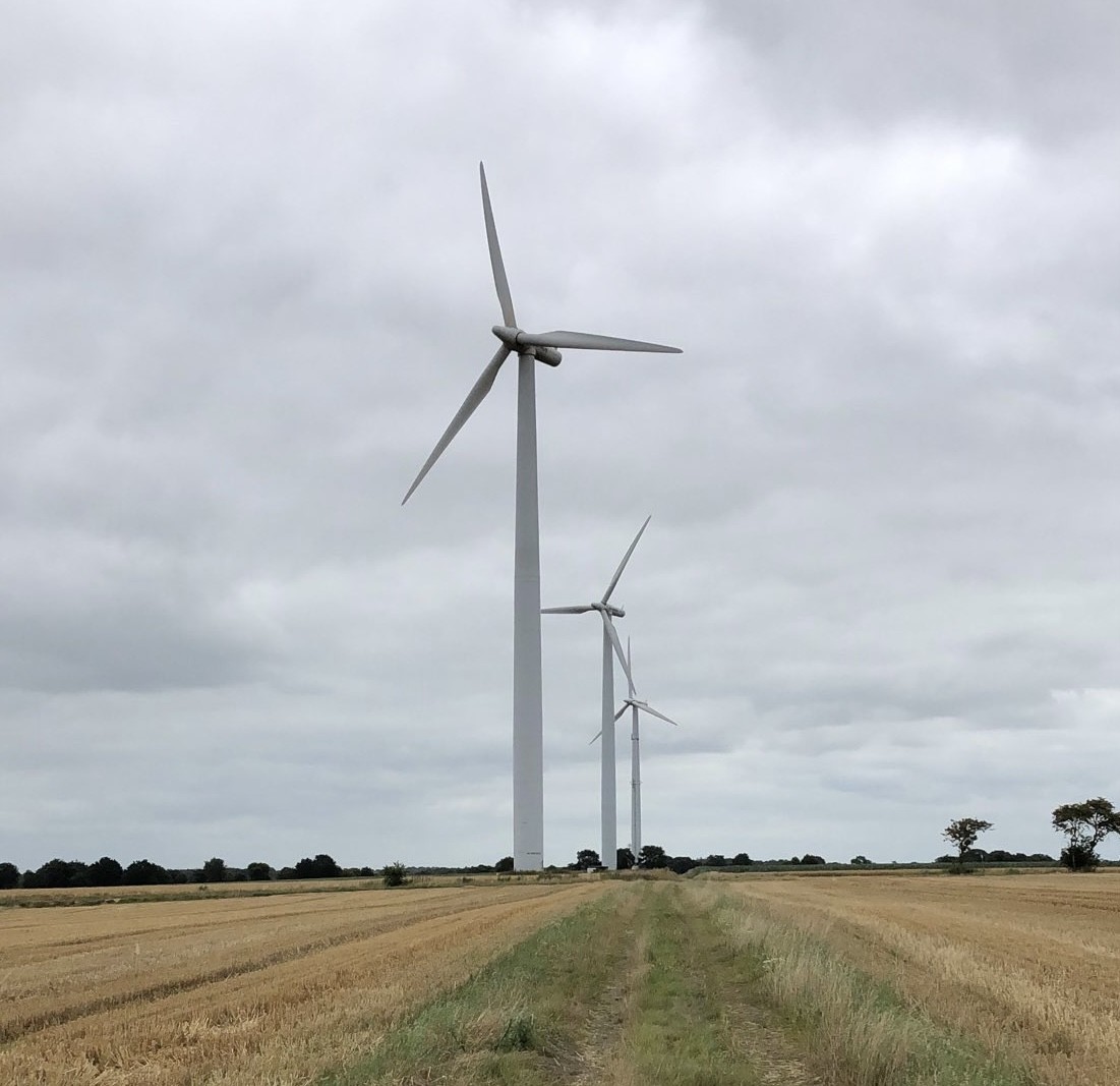 Windpark, an dem ich seit 23 Jahren beteiligt bin.