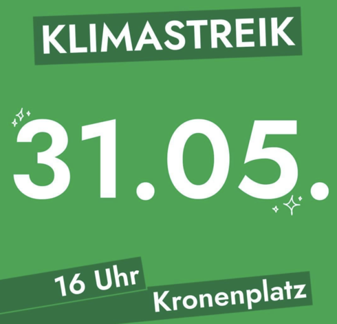 #FFF KLIMASTREIK ZUR EUROPAWAHL #Karlsruhe Kronenplatz 31.05.2024