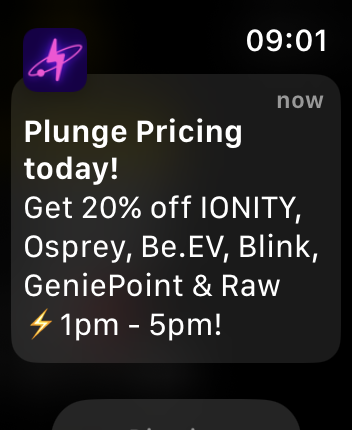 Plunge Pricing today!

Get 20% off IONITY, Osprey, Be.EV, Blink, GeniePoint & Raw 1pm - 5pm!