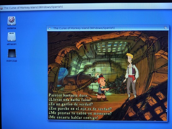 Monkey island 3 en AmigaOS4.1