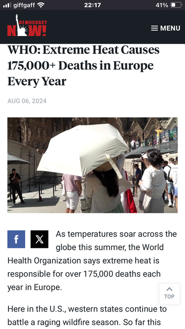 As temperatures soar across the globe this summer, the World Health Organization says extreme heat is responsible for over 175,000 deaths each year in Europe.
