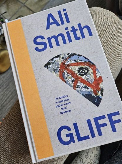 Book cover showing an arty eye. 