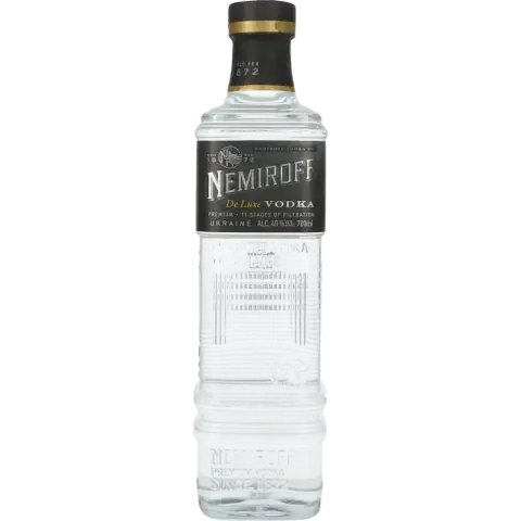 een fles wodka.