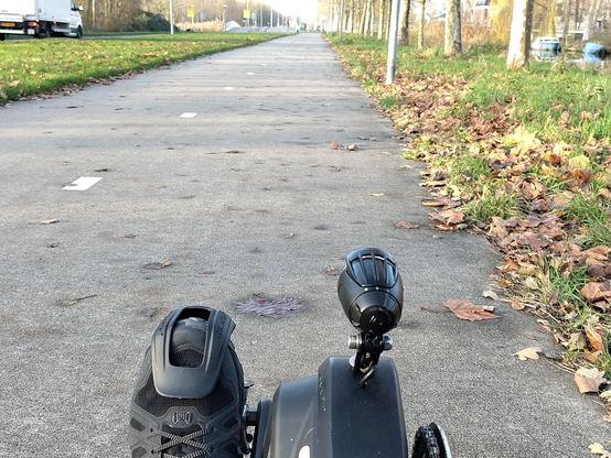 Maarten Toonderlaan vanaf en mét stilstaande trike
