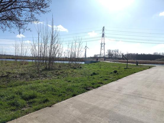 lage vaart vanaf Meridiaanpark