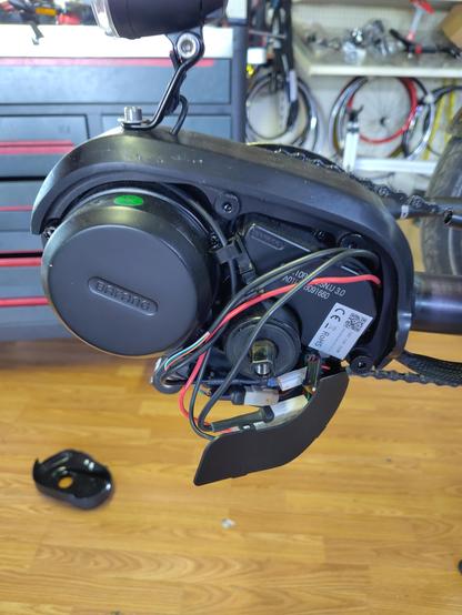 de motor van mijn trike, open