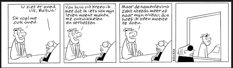 Baltus vertelt waardoor het goed met hem gaat.