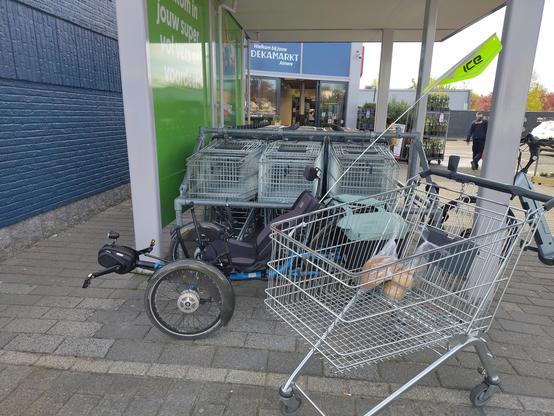 #trike bij de buurtsuper