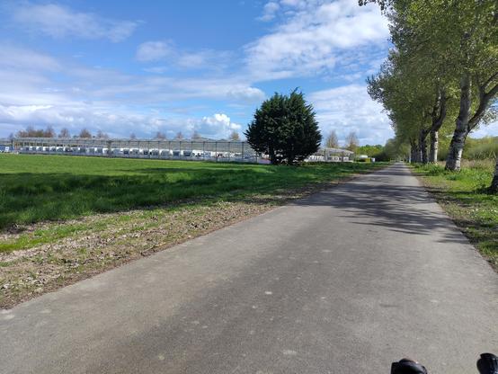 Hugo de Groot weg met caravans