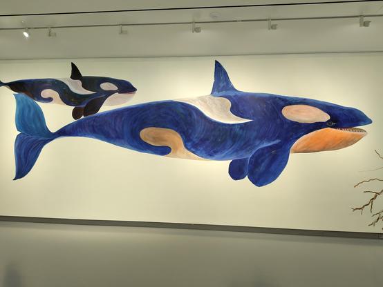 Muurschilderingen: orka's