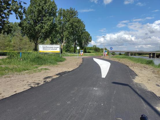 begin doorfietspad