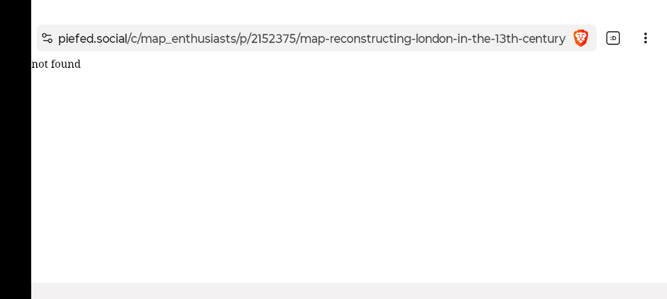 Web page error- not found