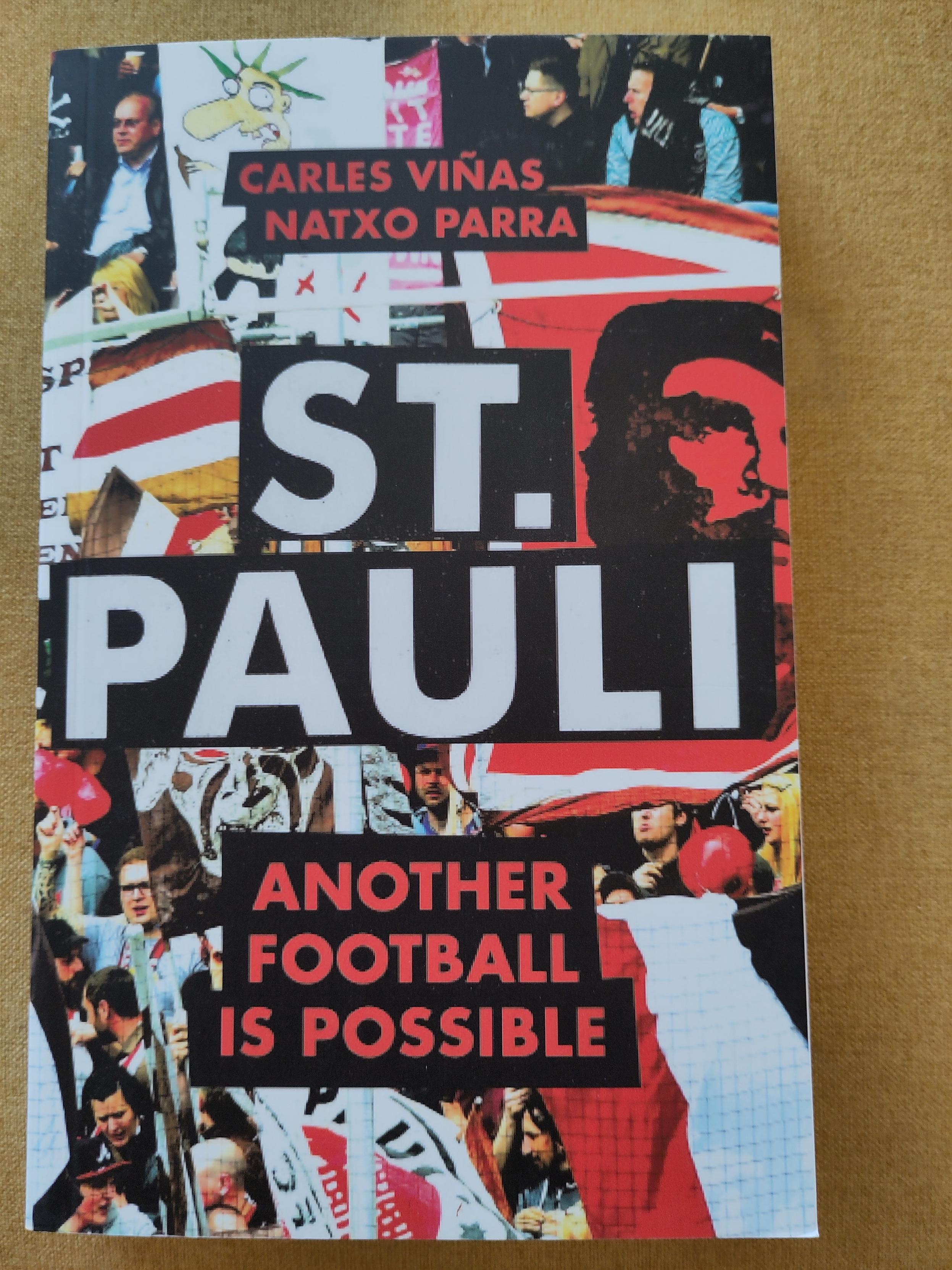 Book cover showing 'St Pauli - Another football is possible'. Based on St Pauli FC.