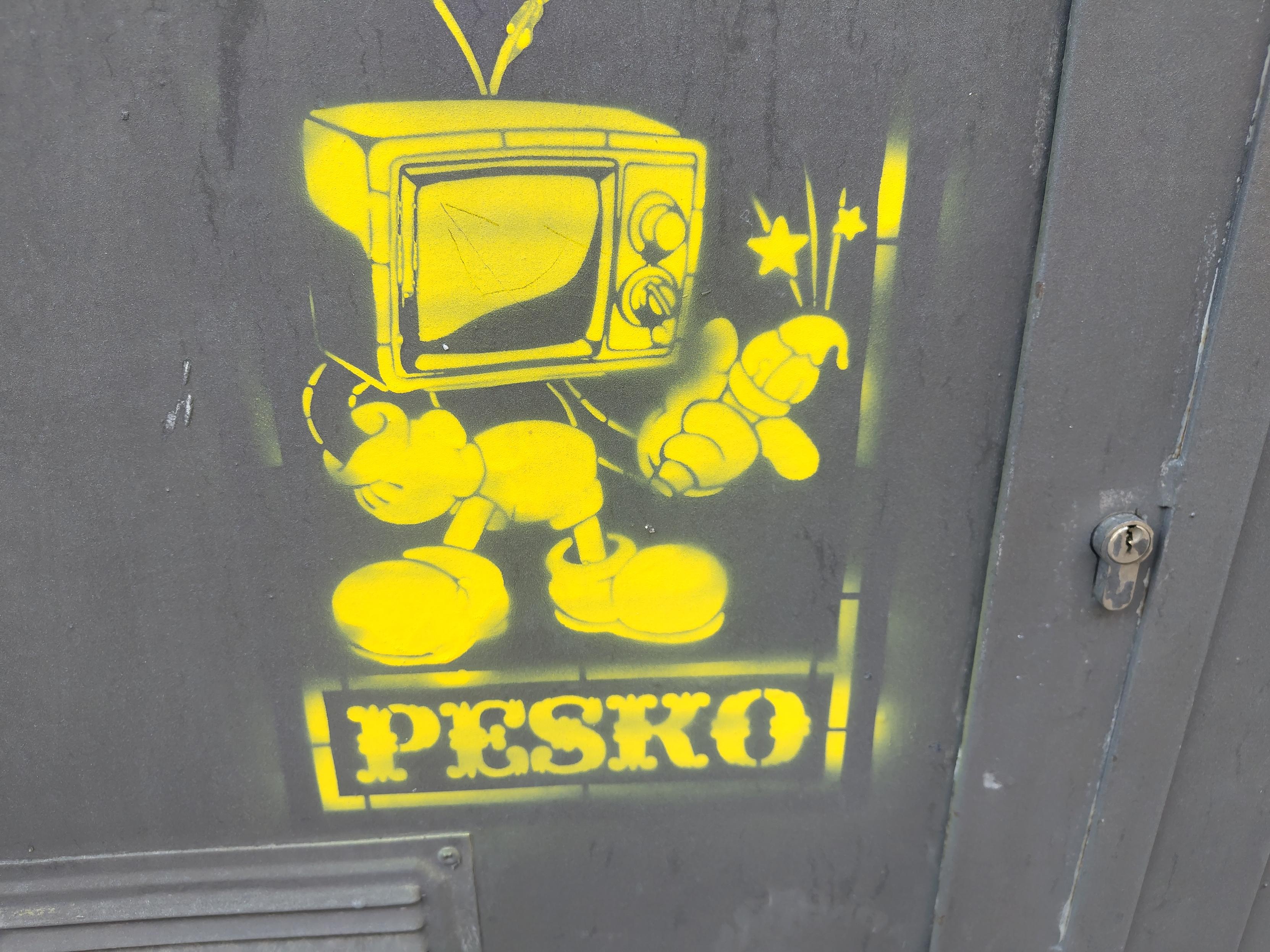 Stencil de pesko