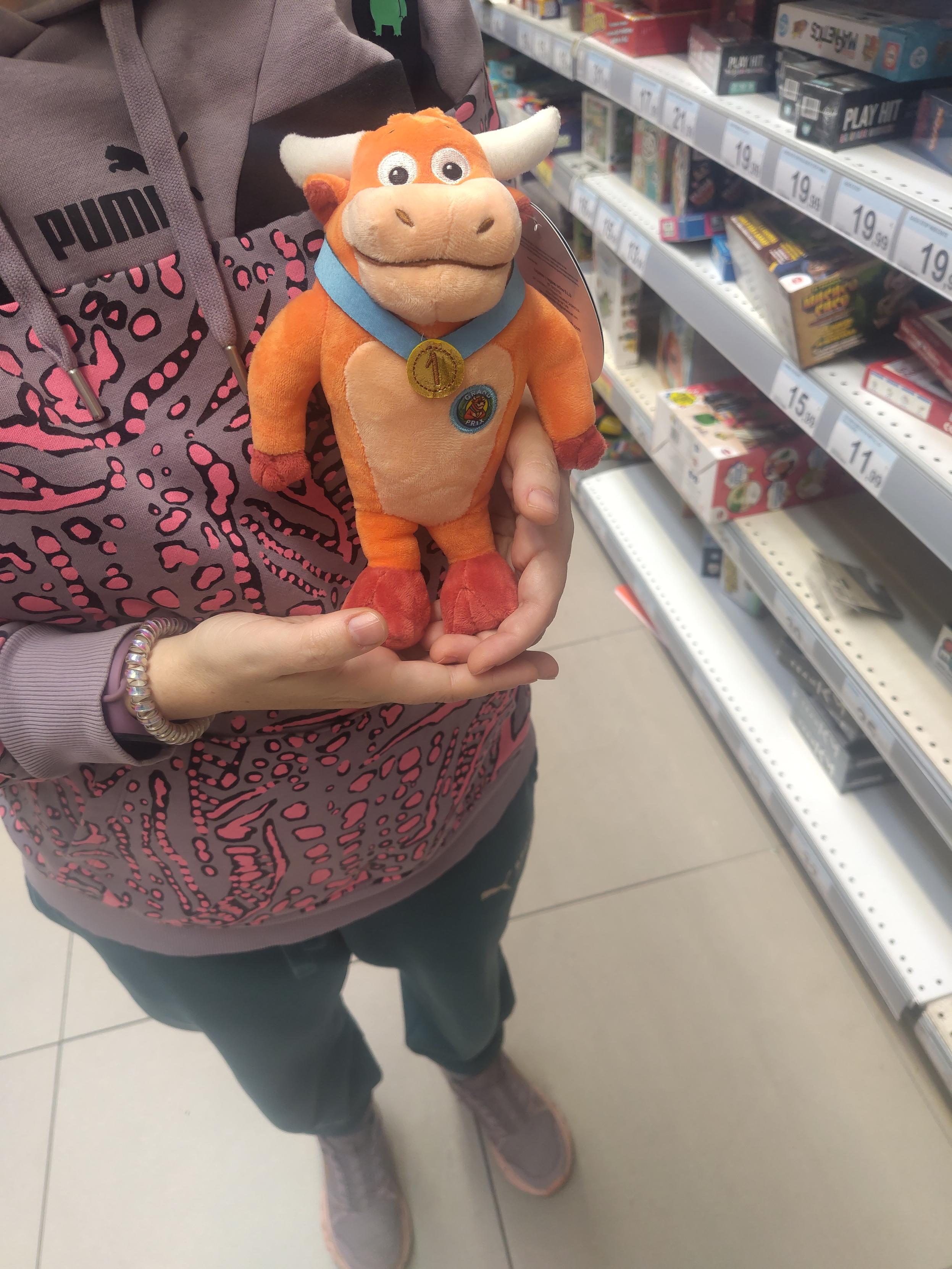 Un peluche del Grand Prix.